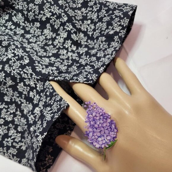 Jennifer Moore, Women's Blue and White Pants, Size 10, Not Worn - Picture 6 of 6